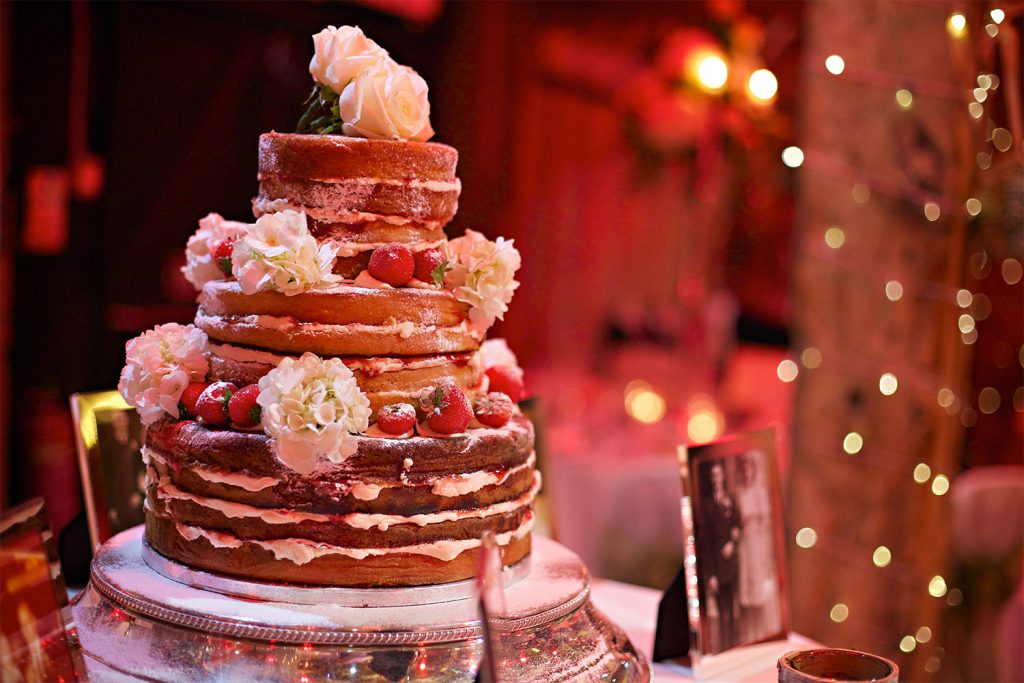 Rustic Style Wedding Cake