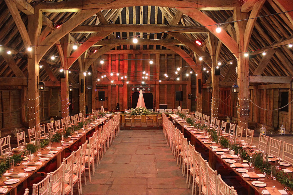 Long Rustic Tables at The Priory